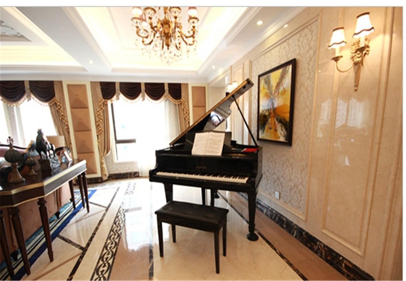 欧式家居钢琴室装修效果图图片素材-编号26491279-图行天下
