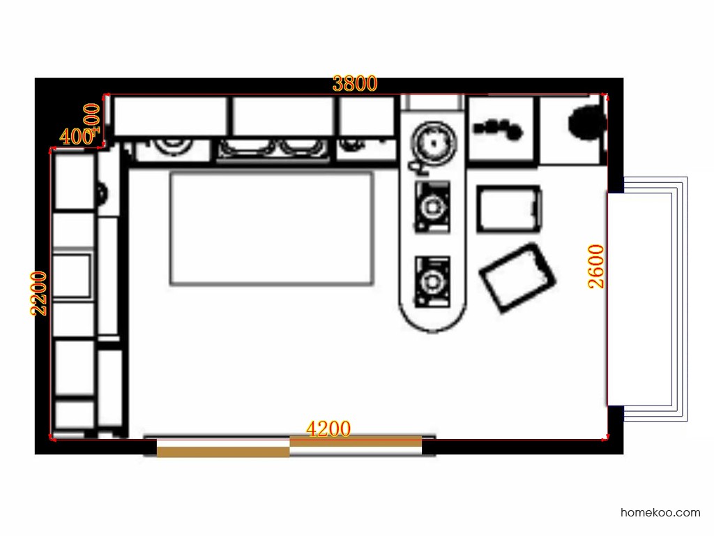 案例丨101㎡挤出4室2厅，阳台改厨房太实用！
