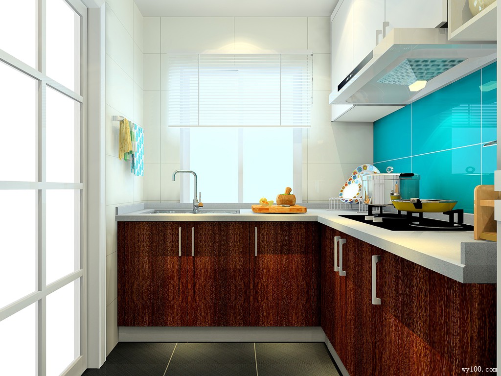 用蓝色点亮空间，11款时尚厨房设计，让你的厨房不落俗套！|厨房|蓝色|时尚_新浪新闻
