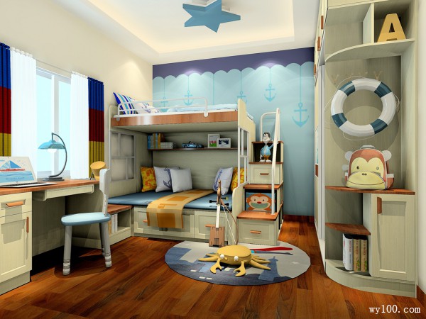 多彩童年�和�房效果�D 11�O提升整�w�ξ锕δ�_�S意定制家具商城