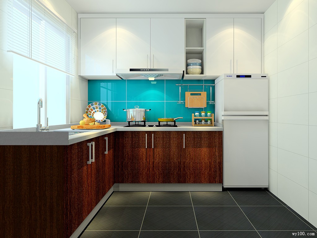 用蓝色点亮空间，11款时尚厨房设计，让你的厨房不落俗套！|厨房|蓝色|时尚_新浪新闻