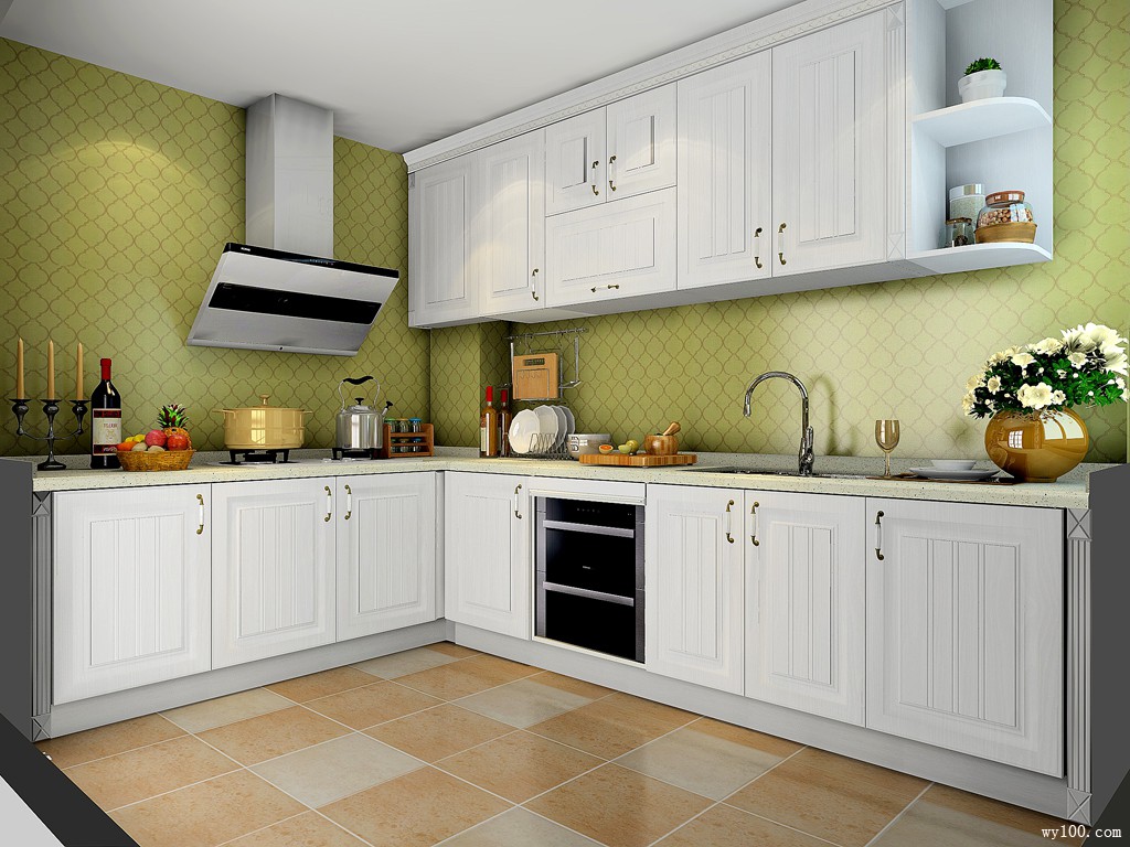 33个清新绿色的厨房设计欣赏 - 设计之家