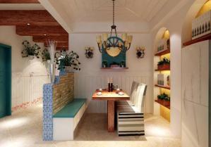 浪漫地中海风格小餐厅