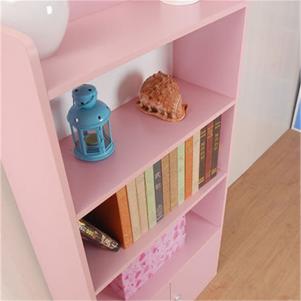 粉色立式书柜