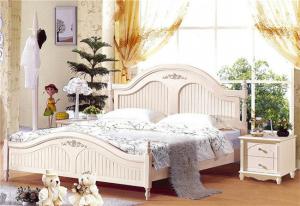 欧式白色卧室床款式